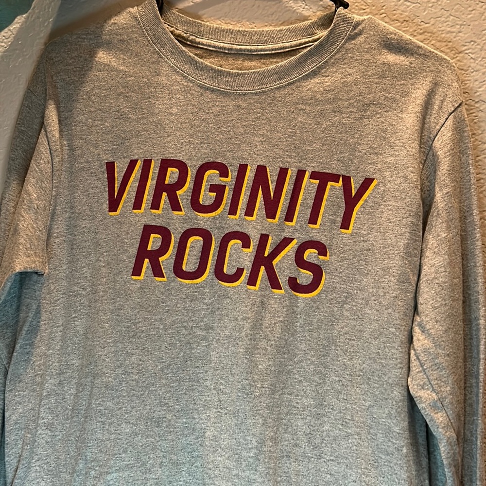 Danny Duncan Virginity Rocks Grey Long Sleeve